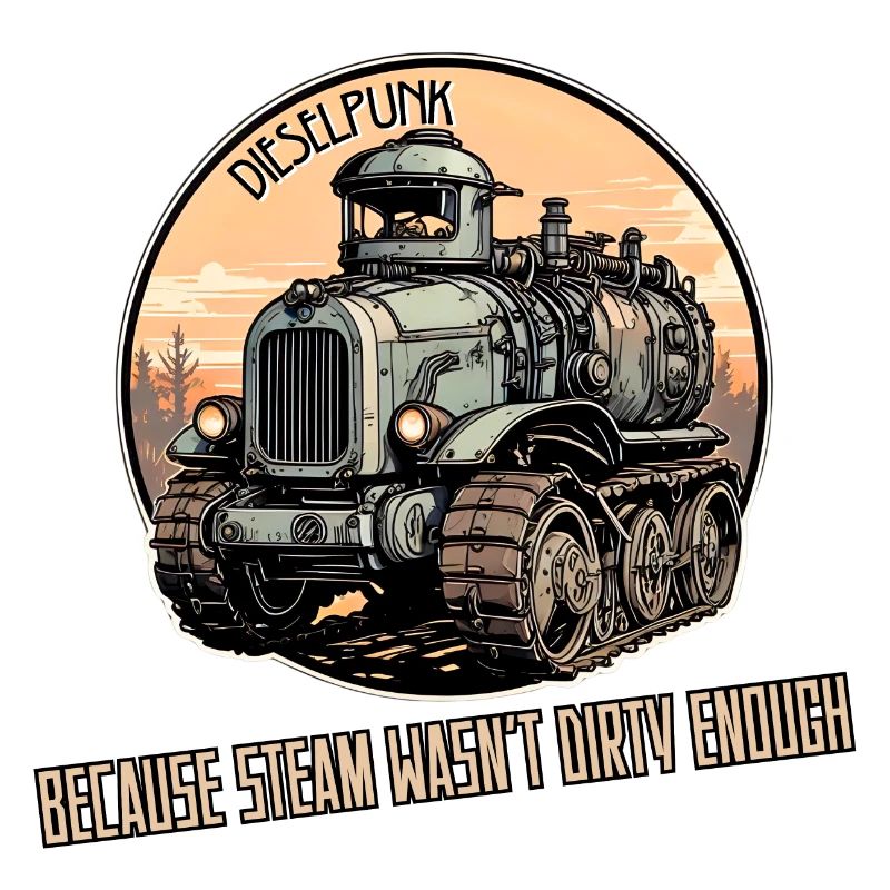 Dieselpunk Weil Dampf nicht schmutzig genug war