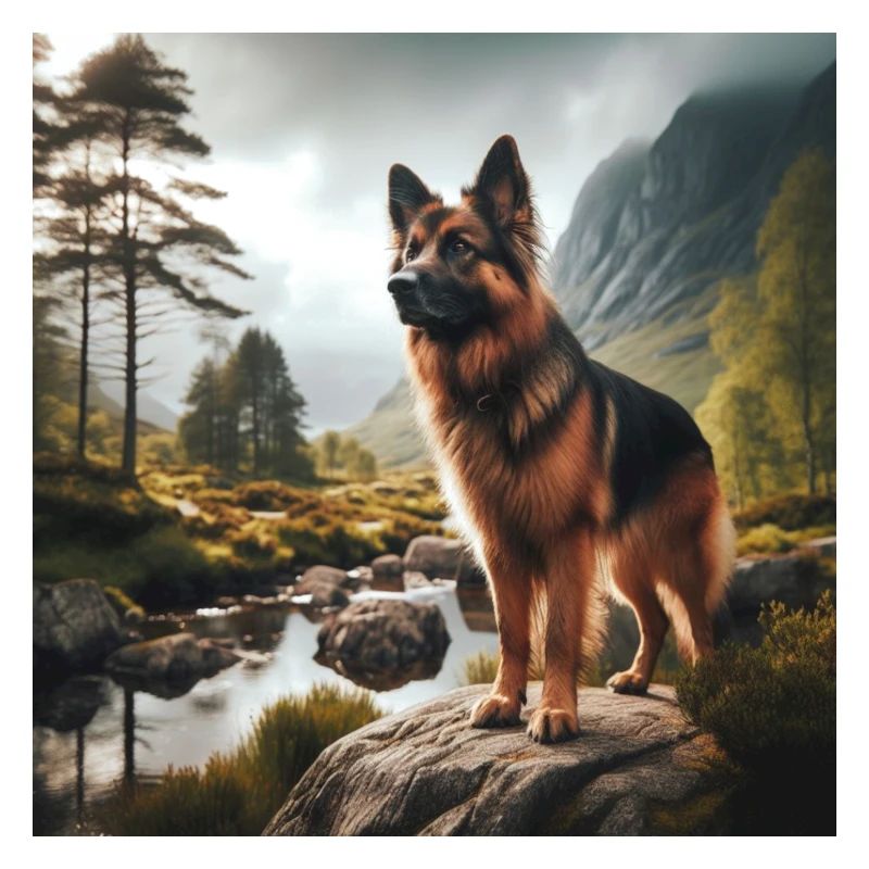 German Shepherd Art