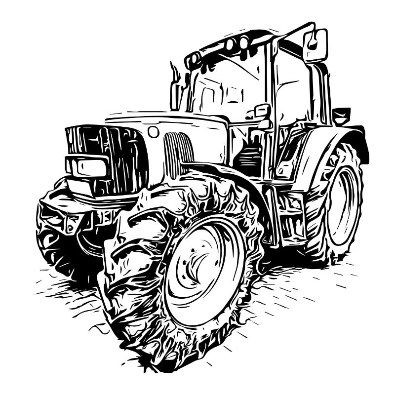 Green JD Tractor