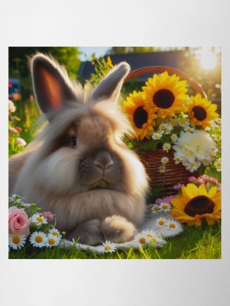 Grey Angora Rabbit