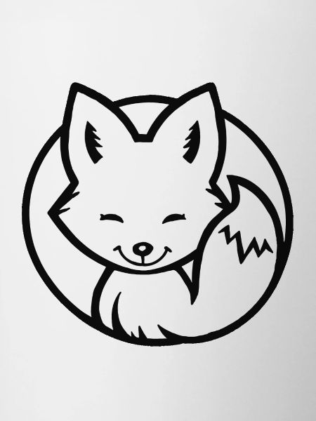 Little Fox (Black & White)