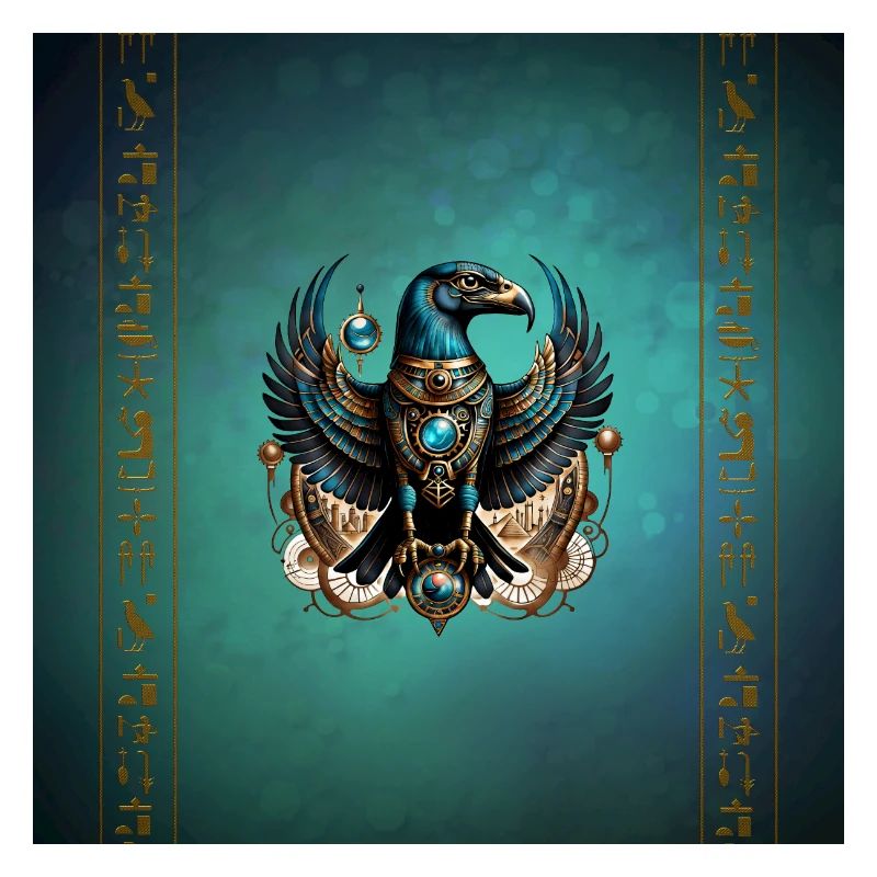 Horus, der Falkengott.