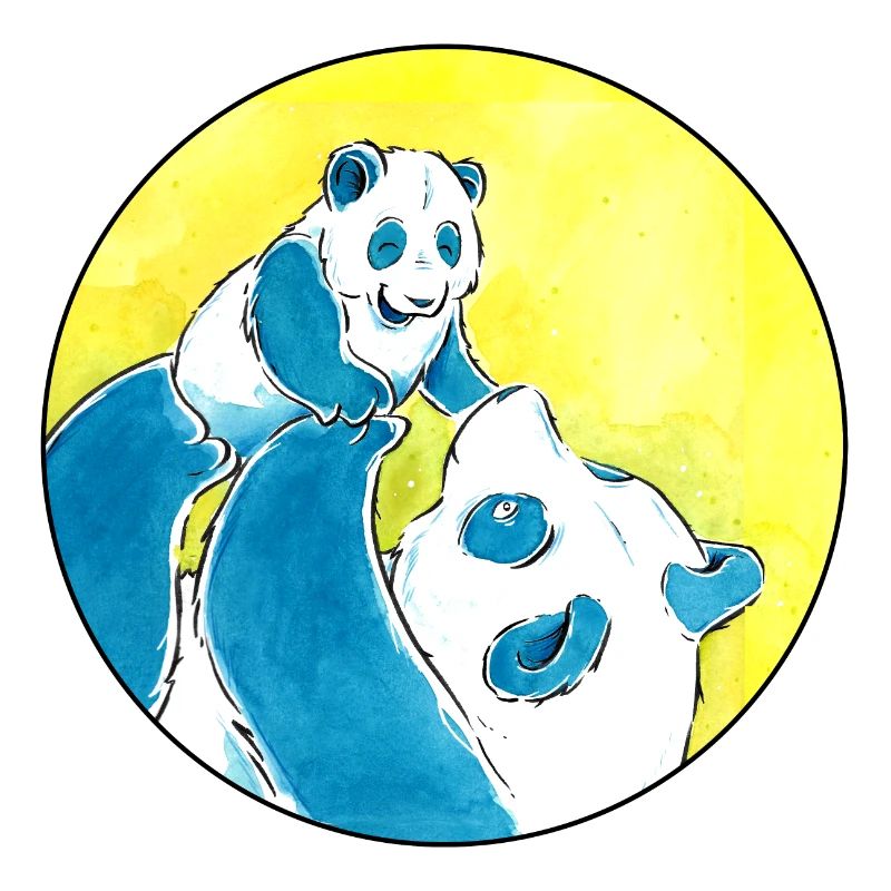 Panda Ours Amour
