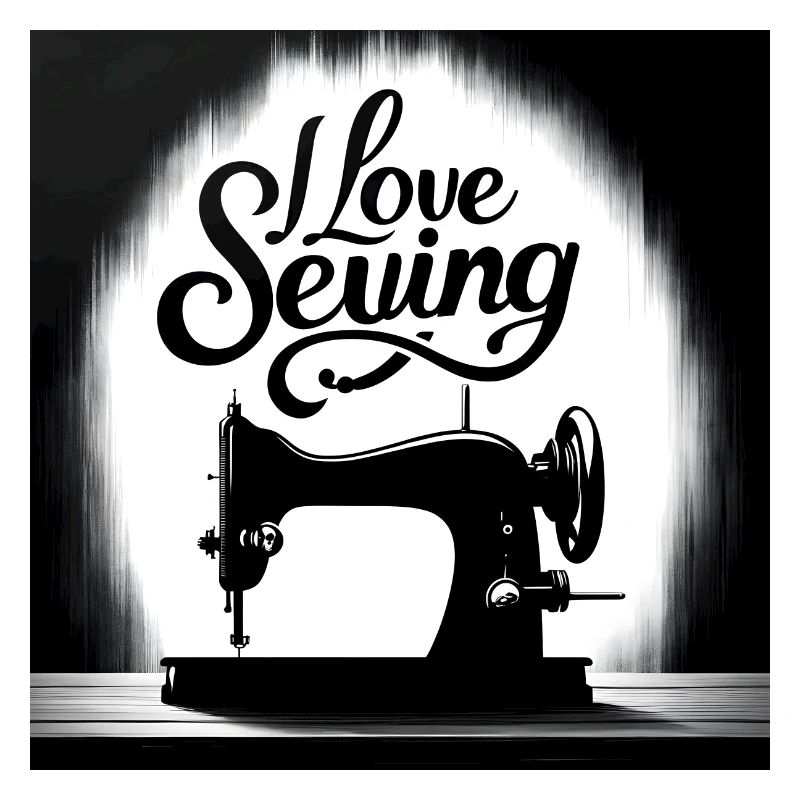 Sewing love and sewing machine