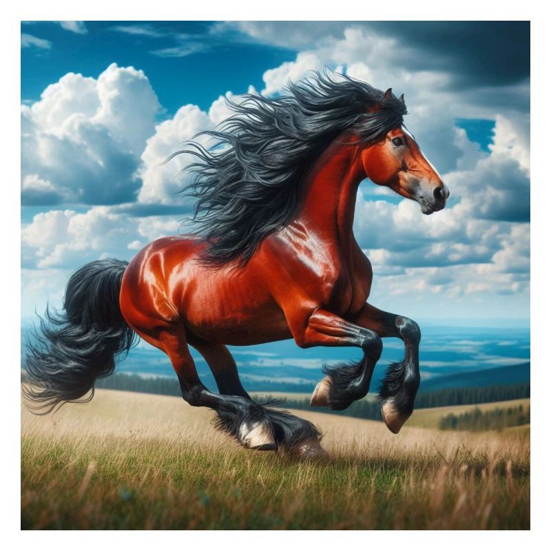 Cheval au galop