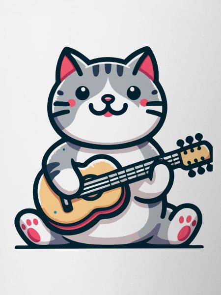 The Guitar-Strumming Cat