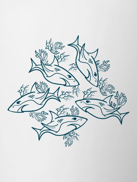Ocean Animals Lover Sharks