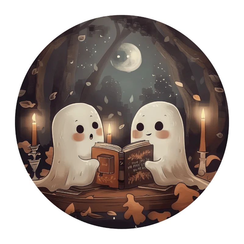 Ghosts, Reading, Book, Library, Halloween