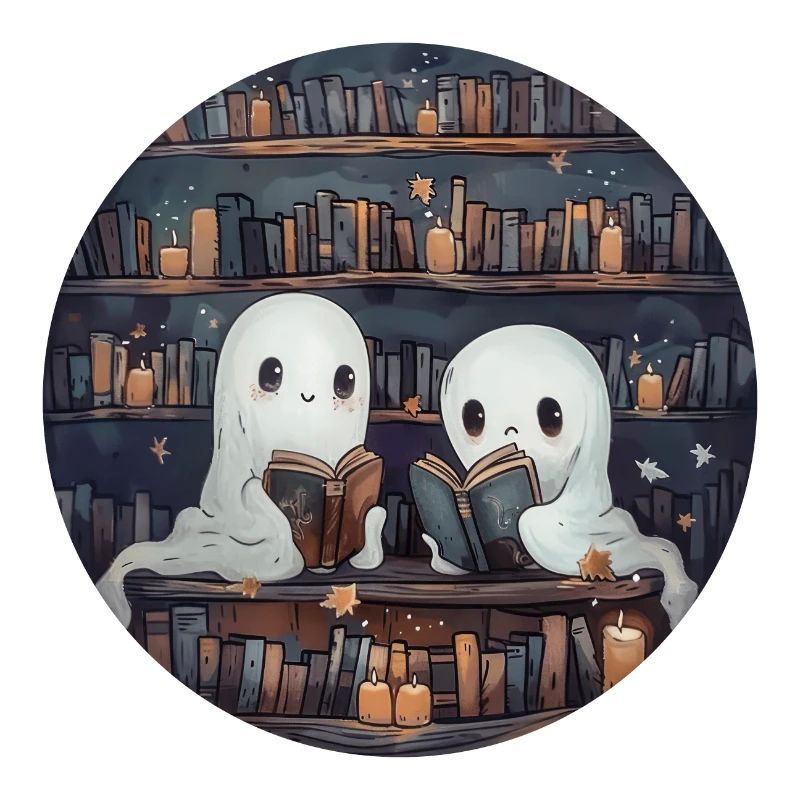 Ghosts, Reading, Book, Library, Halloween