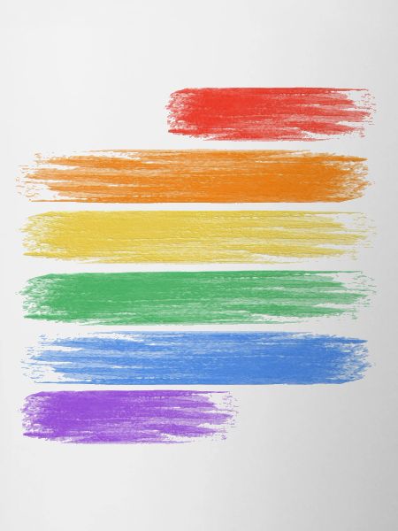 Love wins rainbow stripes