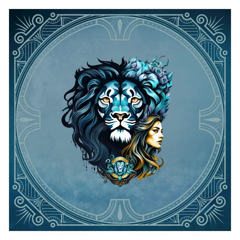 La majestueuse tête de lion