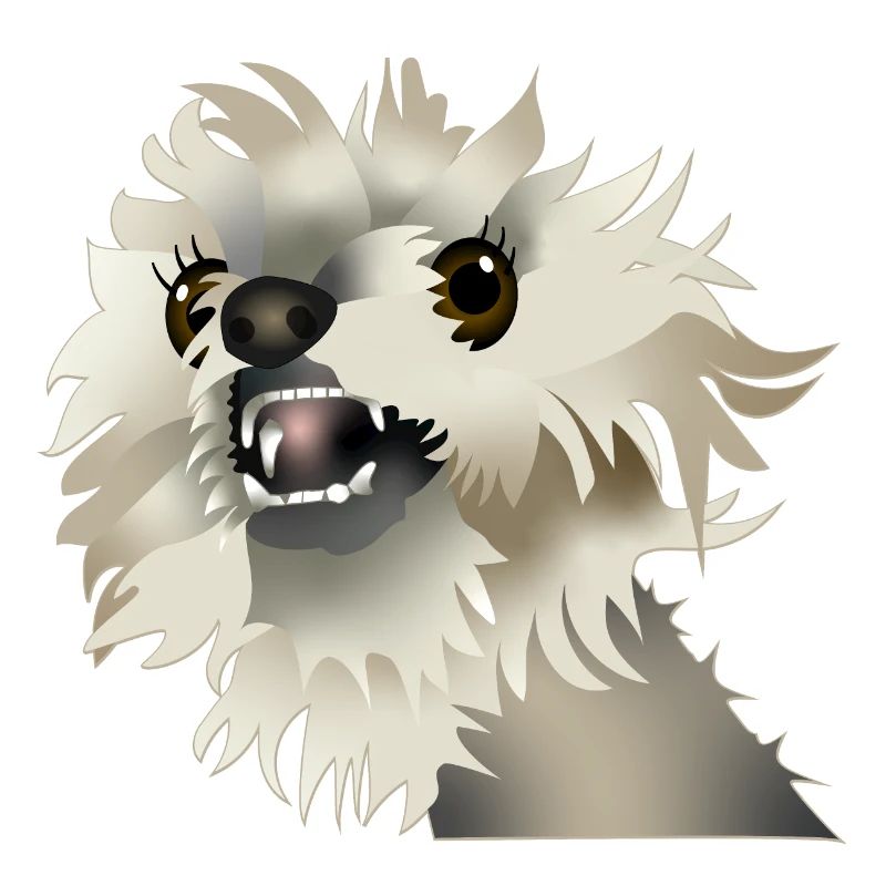 Chien heureux