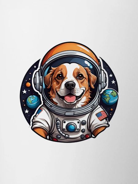 Chien astronaute dans l’espace