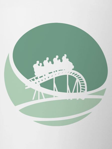 Achterbahn Rummel rollercoaster