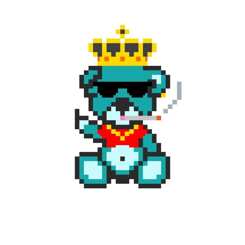 Pixel Bear King