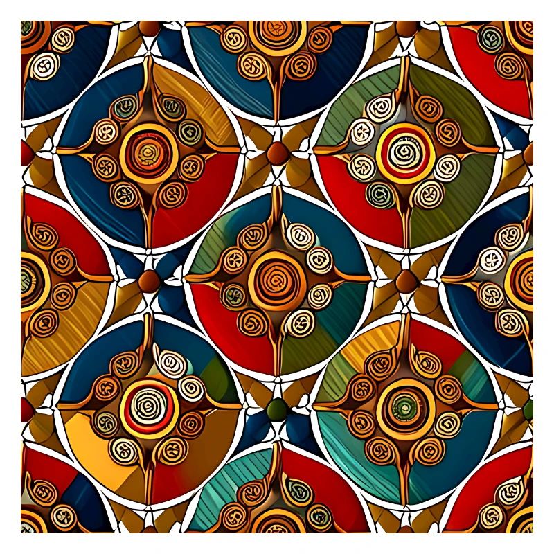 Modern Ajrakh Pattern