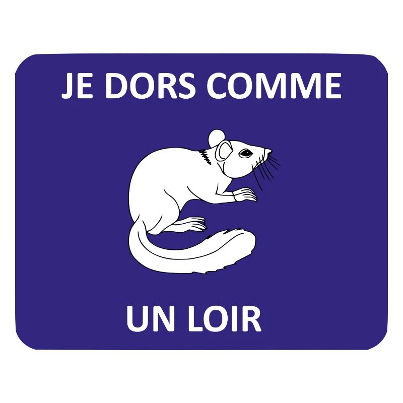 Je dors comme un loir