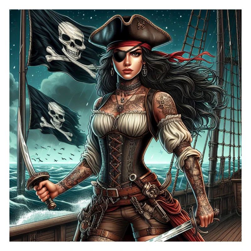 Piratenfrau