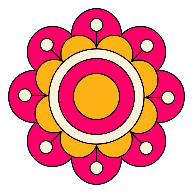 Cute Funky Flower