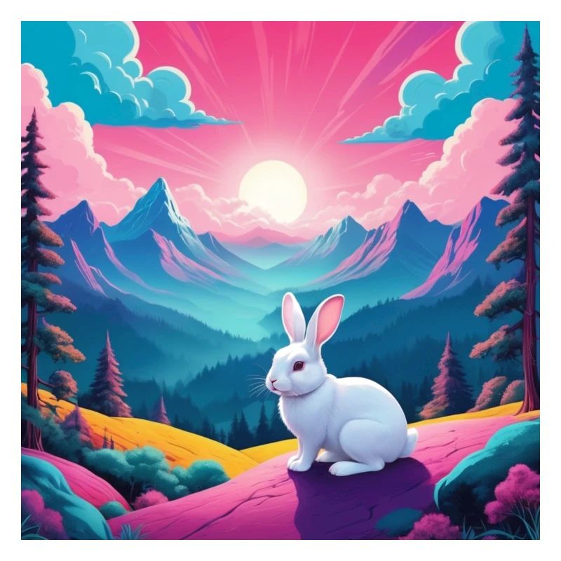 Hase am Berg