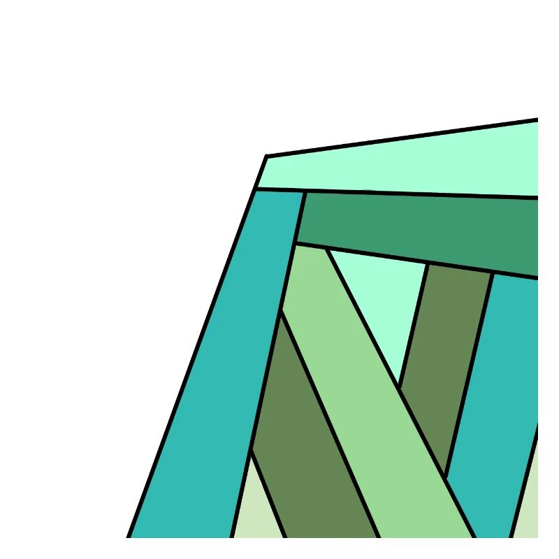 carre colore vert