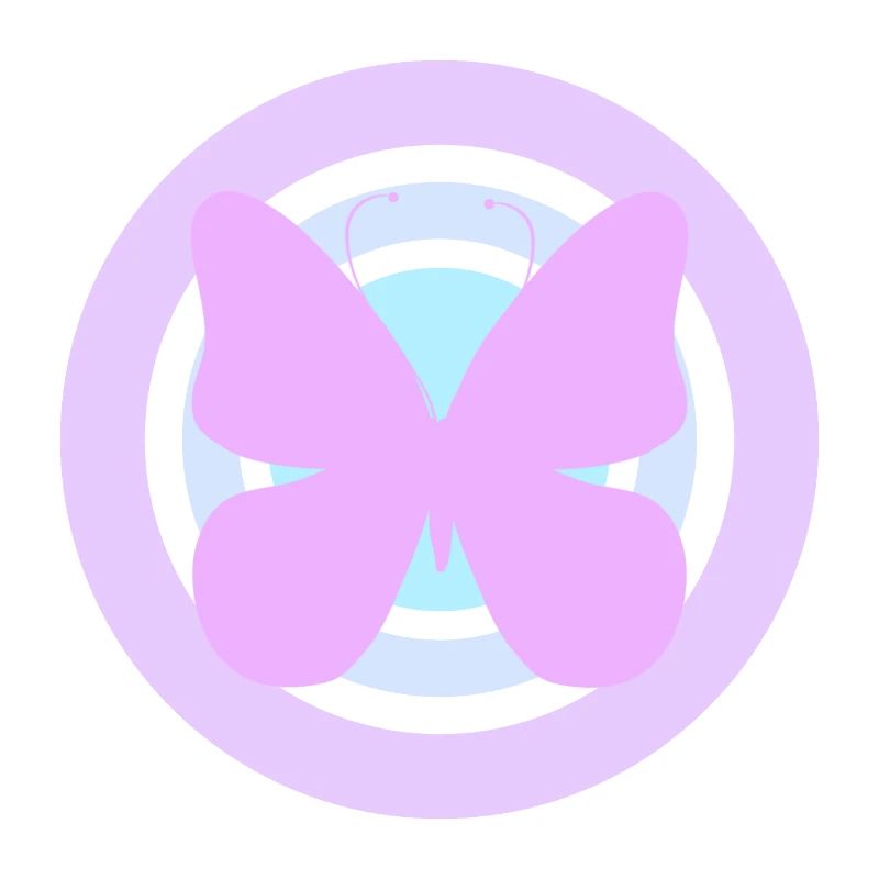 Papillon céleste violet