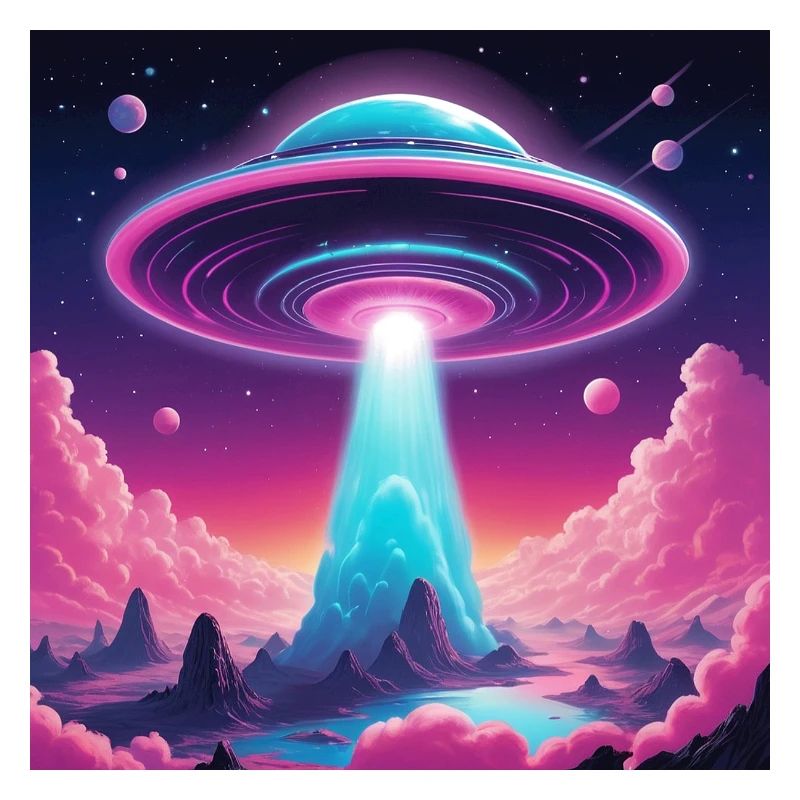 UFO in the mountains