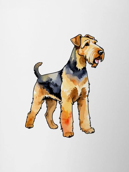 Airedale Terrier Aquarelle