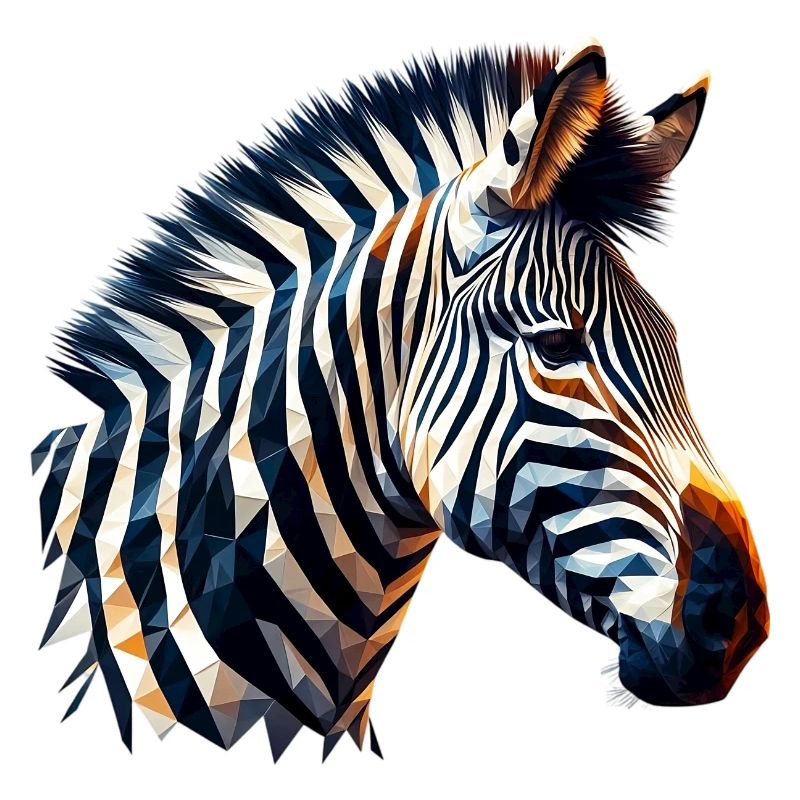 Zèbre polygonal