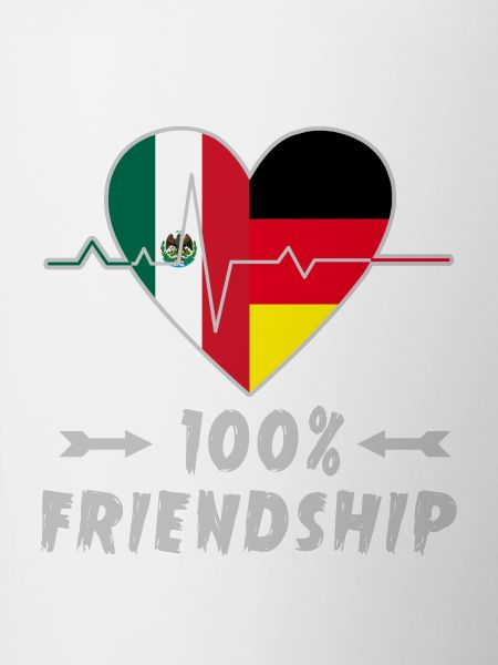 Mexico and Germany 100% friendship