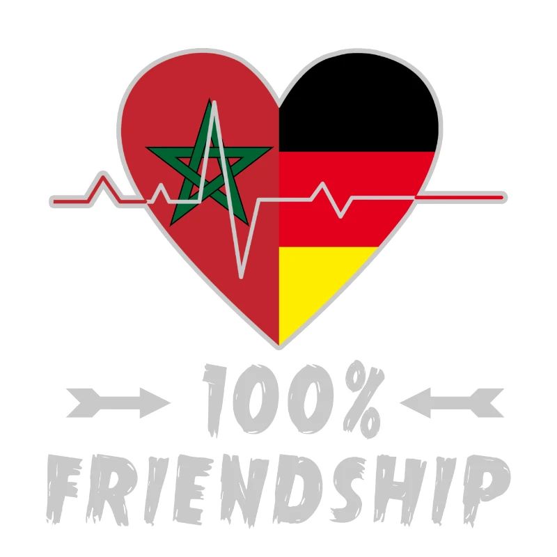 Morocco and Germany 100% friendship