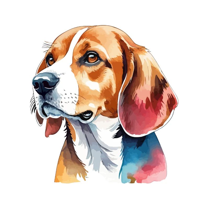 Beagle Aquarelles