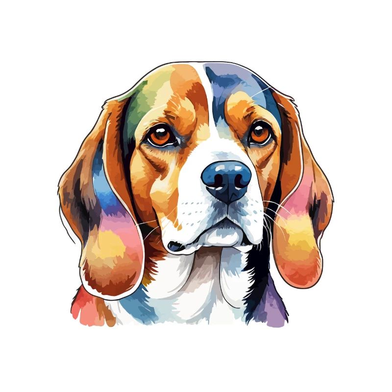 Beagle Aquarelles