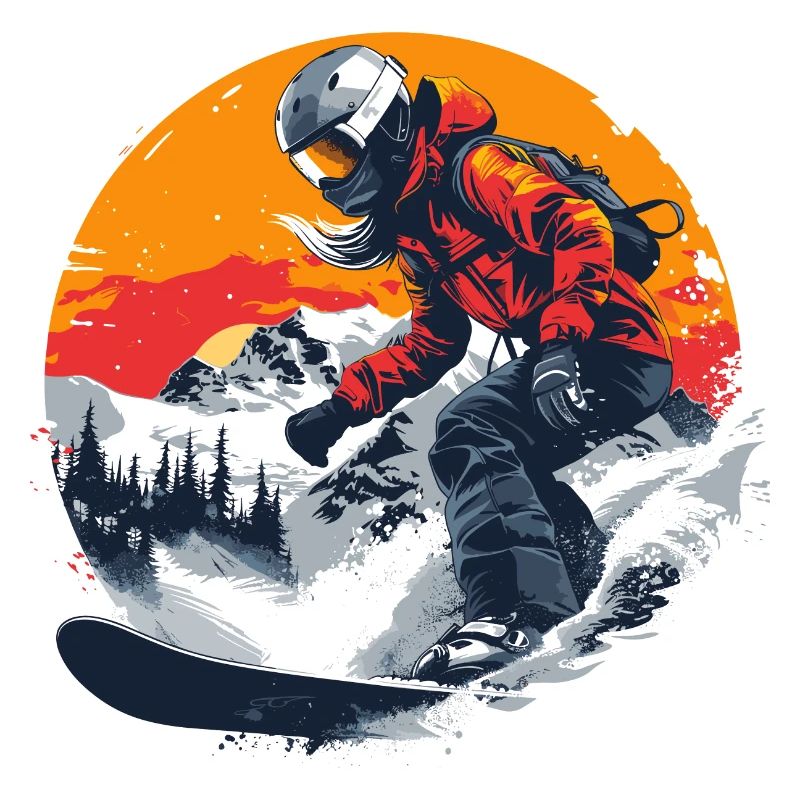 Snowboarder Graphic