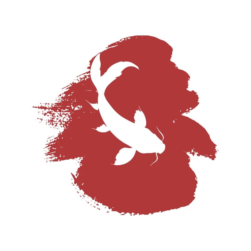 Tête de poisson Koi