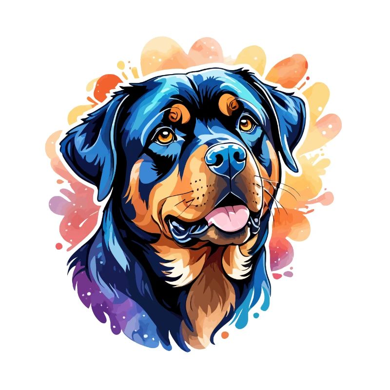 Rottweiler Watercolors