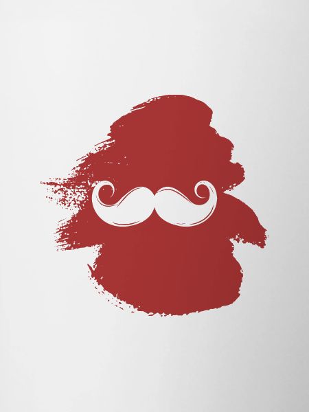 Hipster à barbe