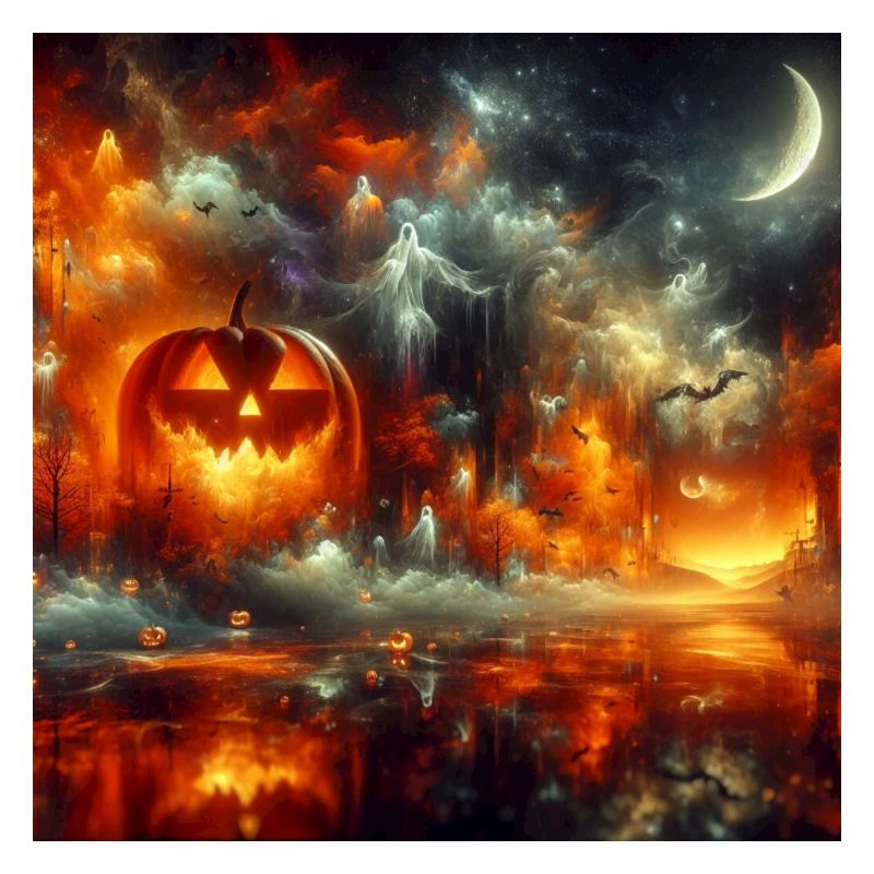 Paysage d’Halloween