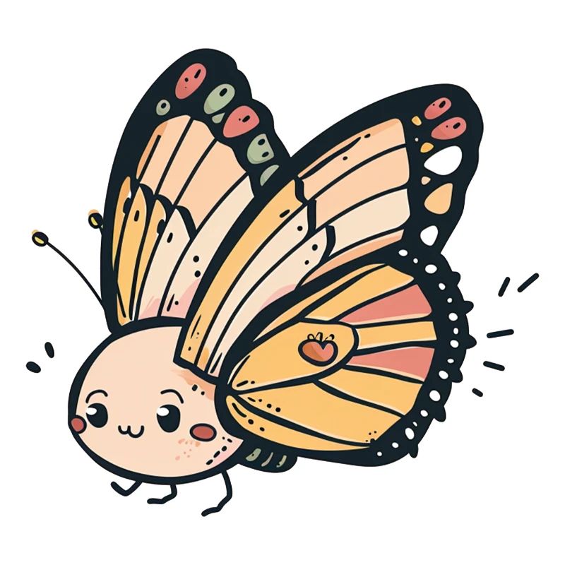 Animal papillon