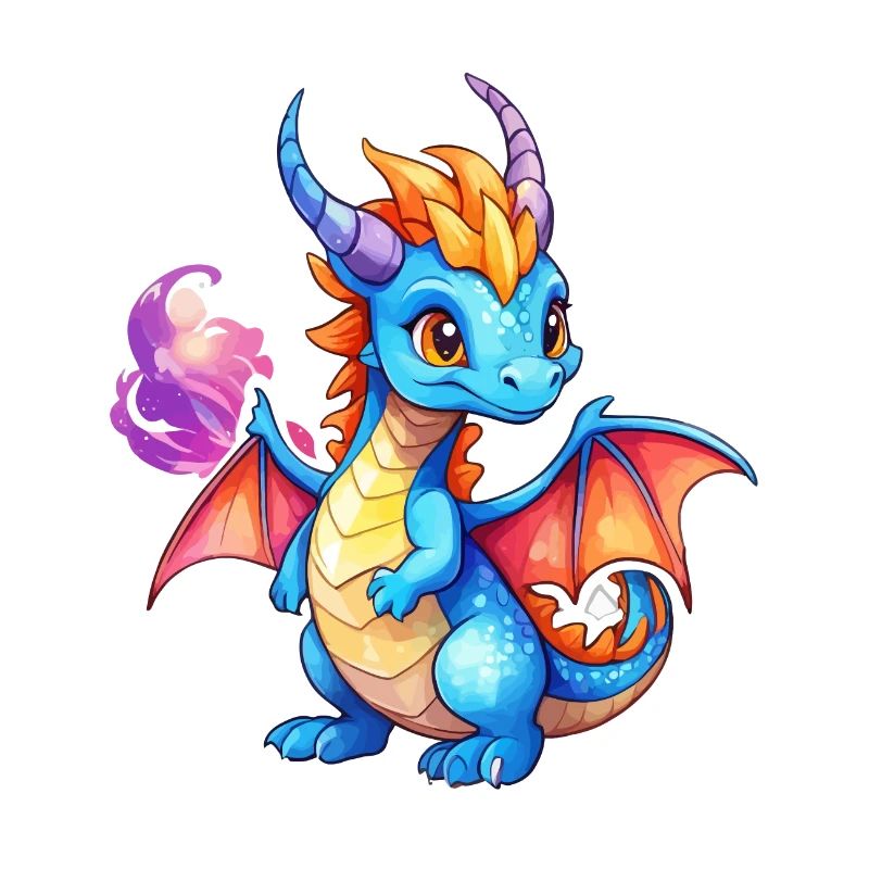 Dragon Watercolors