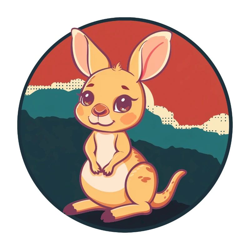 Kangaroo Aussie Kaenguru