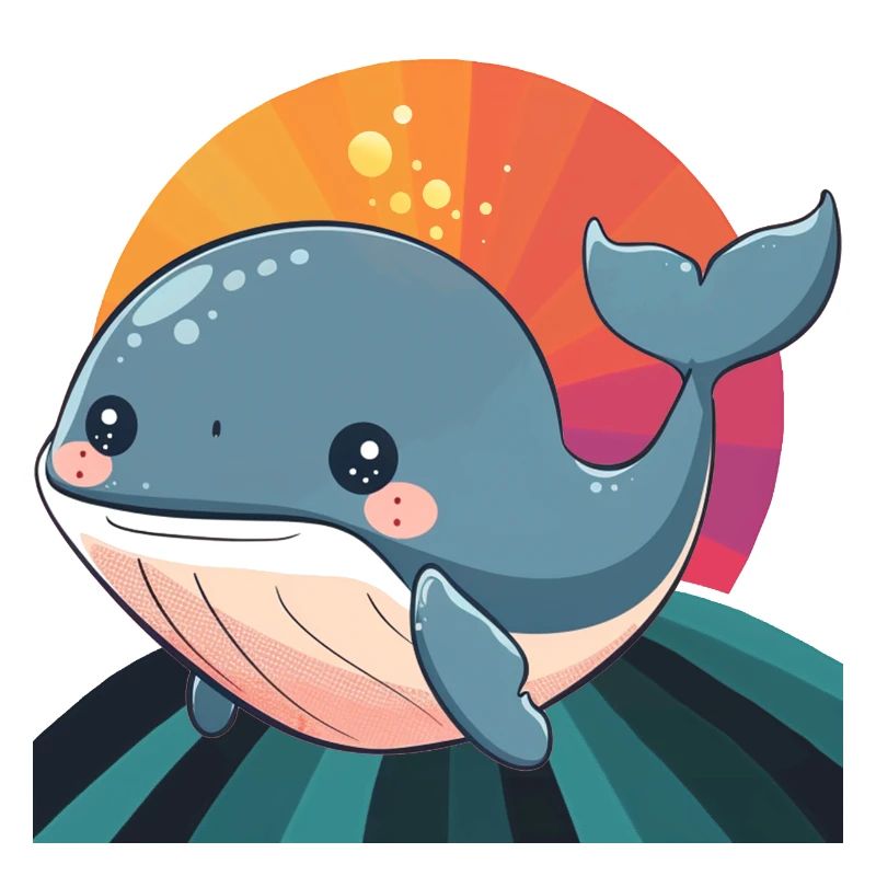 Whale Underwater Fin