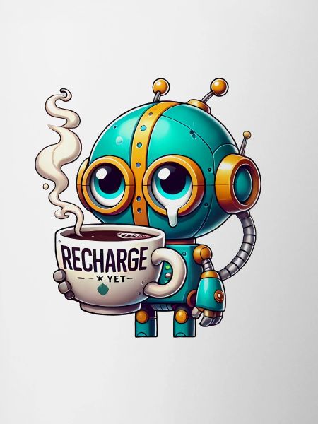 CoffeeFueled Robot Recharge Mode