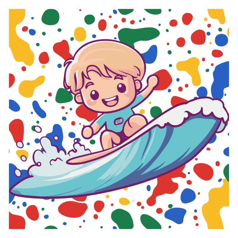 Surfer Surfing Hawaii