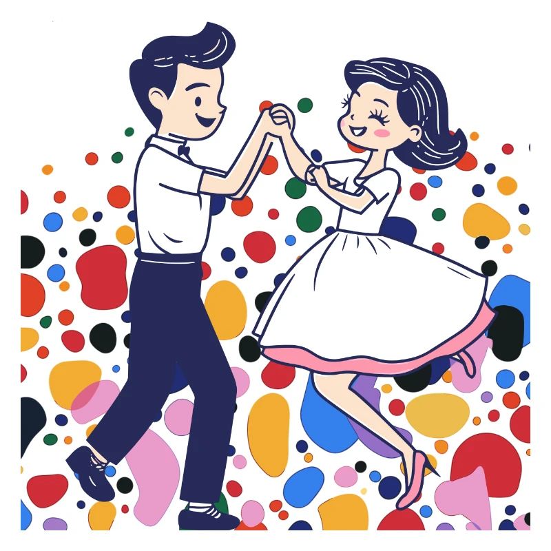 Couple de danse Foxtrot