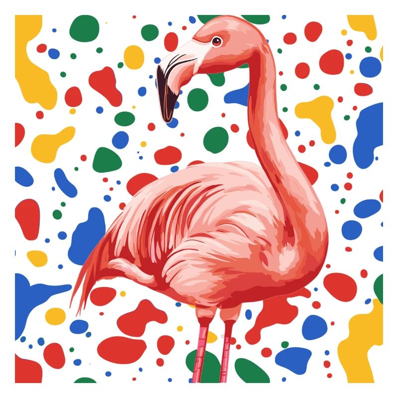Flamant rose, sauvagine