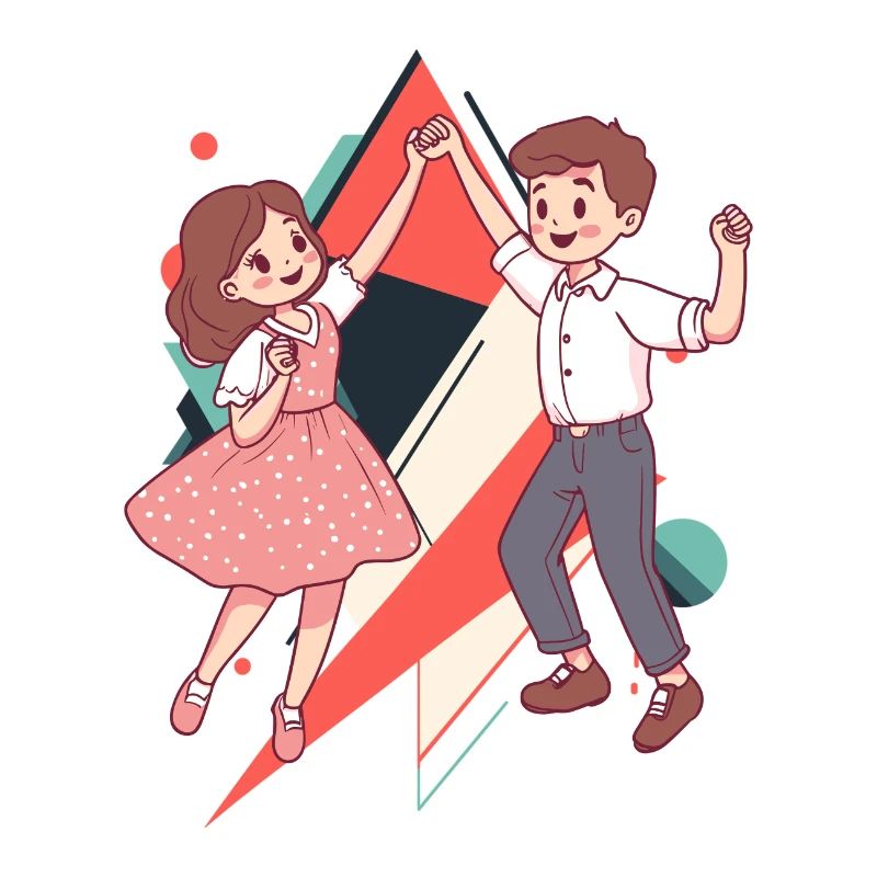 Dance couple Foxtrot