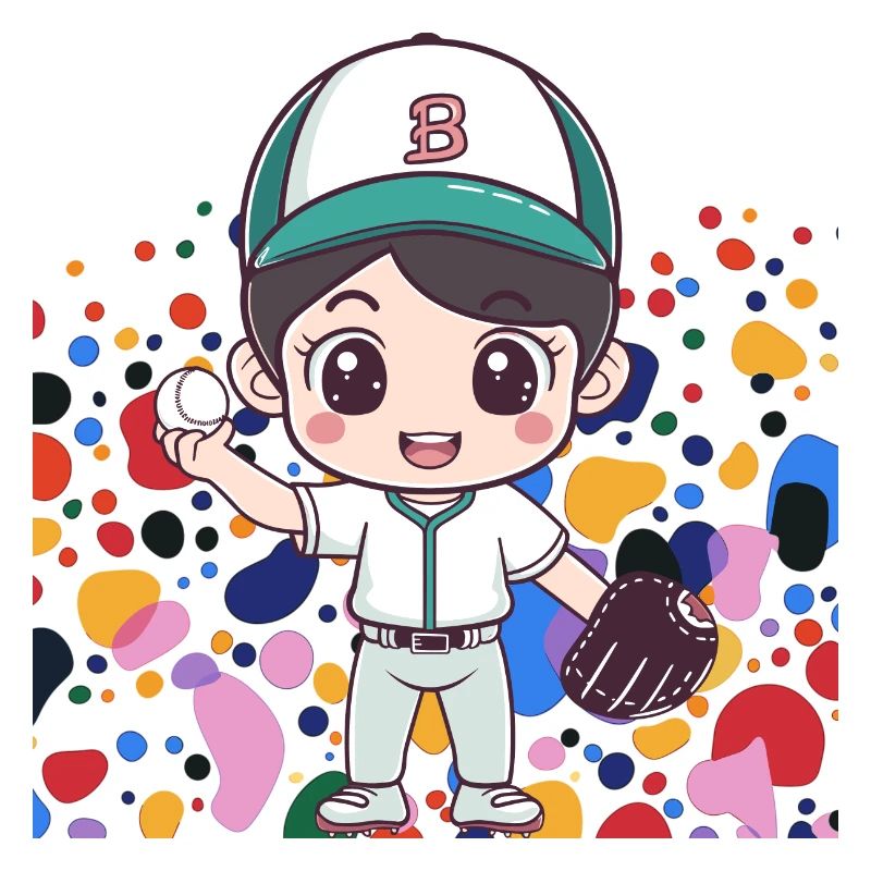 Baseball Baseballspieler Baseballhandschuh