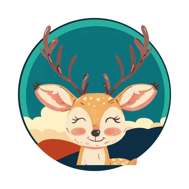 Hirschgeweih Waldbewohner