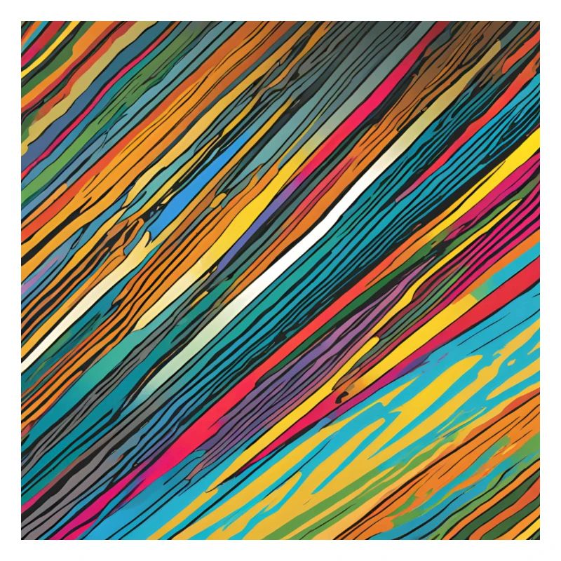 Colorful strokes